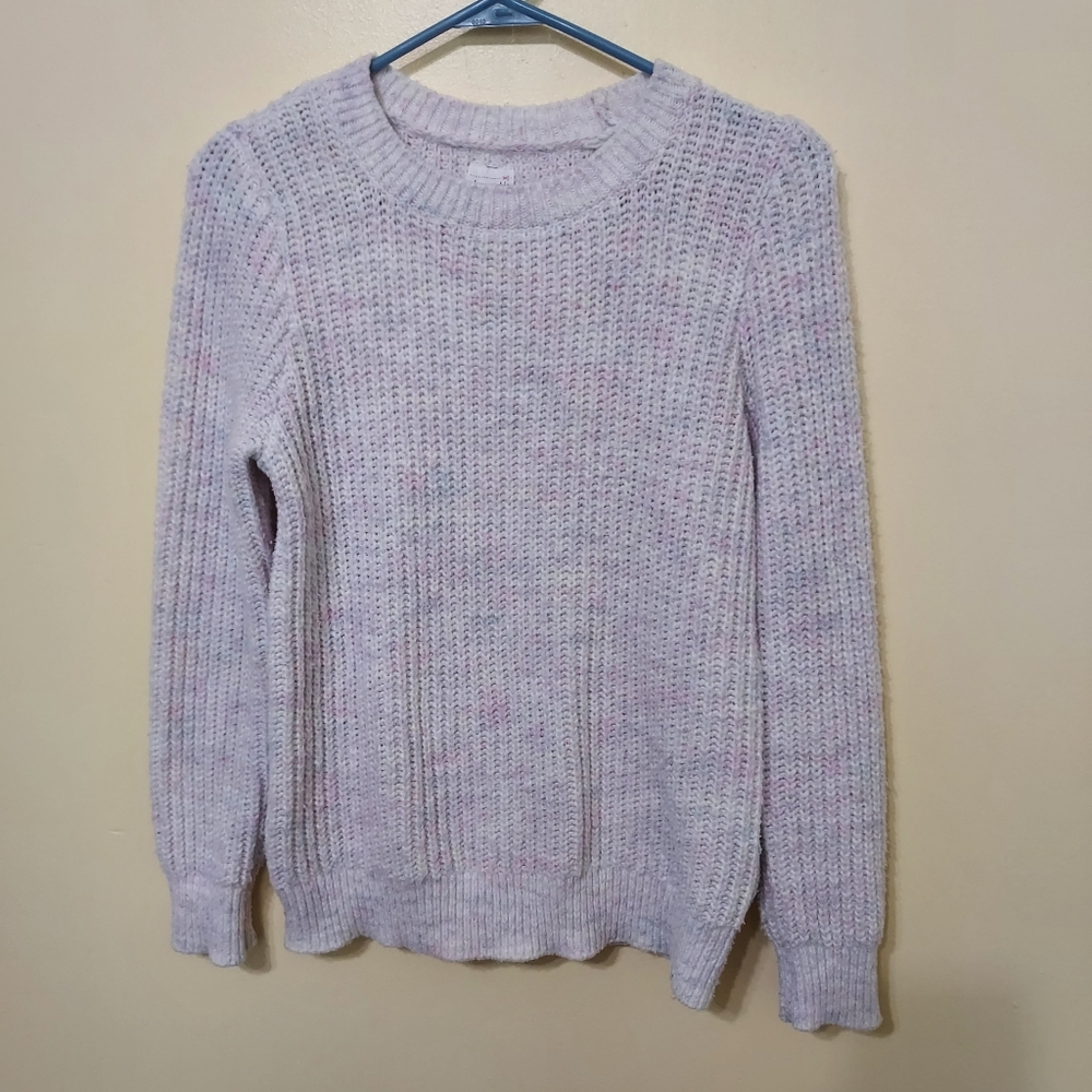 Abercrombie Kids Comfy Pastel speckled pullover sweater 13/14 Fall Everyday